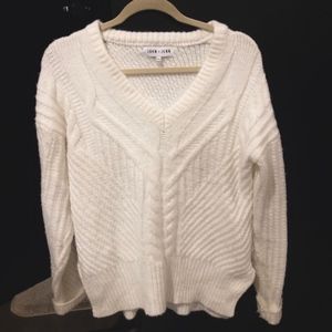John + Jenn Ivory Cozy Knit Sweater